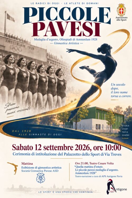 Il nuovo Palazzetto di Pavia porterà il nome delle “Piccole Pavesi”, le ragazze d’argento alle Olimpiadi del 1928