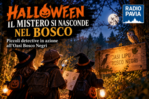 Halloween a Pavia, il mistero si nasconde nel bosco: piccoli detective in azione all’Oasi Bosco Negri