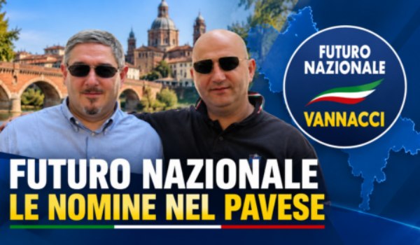 Futuro Nazionale, nominati i responsabili in provincia di Pavia: Carlo Nola coordinatore provinciale