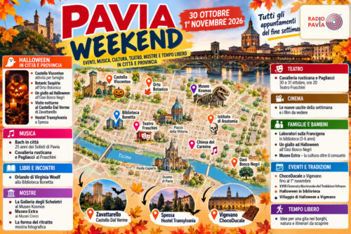 Pavia Weekend: Halloween, teatro, musica, mostre e cioccolato. Tutti gli appuntamenti dal 30 ottobre al 1° novembre