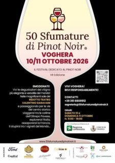 “50 Sfumature di Pinot Noir”, Voghera celebra il vino e il territorio