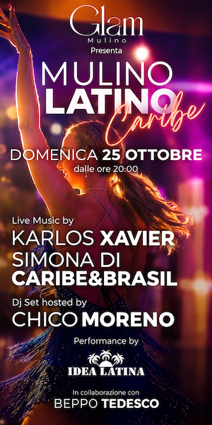 Mulino Latino Caribe – Domenica 25 ottobre dalle ore 20:00